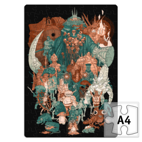 Пазл с принтом Dark Souls