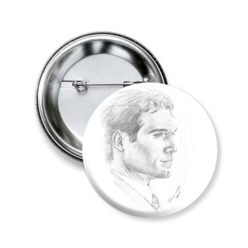 Значок 50мм с принтом Henry Cavill
