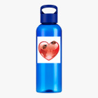 Прозрачная спортивная бутылка