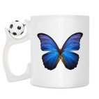 Кружка с футбольным мячиком