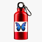 Металлическая бутылка 400 мл UV-DTF