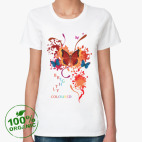 Женская футболка органик