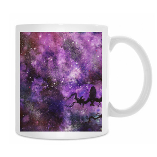 Кружка с принтом космос