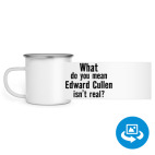 Кружка металлическая белая (круговая запечатка)