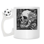 Кружка с футбольным мячиком