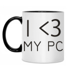 Кружка двухцветная