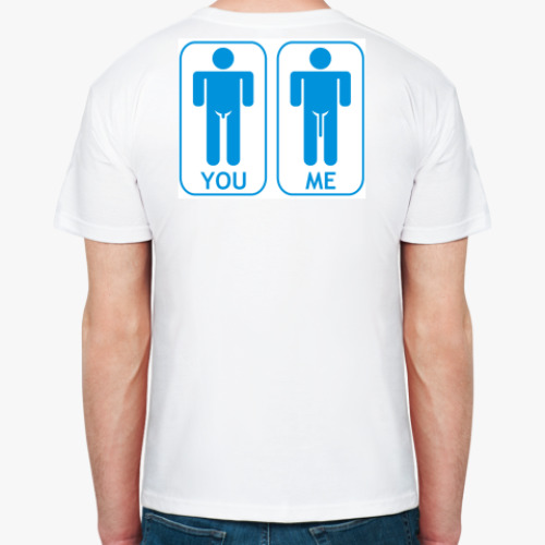 Футболка с принтом Альфа-самец