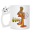 Кружка с футбольным мячиком
