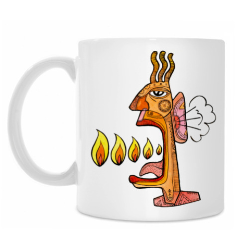 Кружка с принтом HOT!