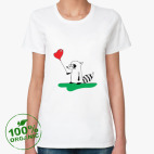 Женская футболка органик