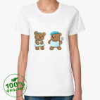 Женская футболка органик