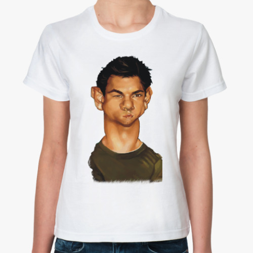 Классическая футболка с принтом Джейкоб Блэк