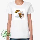 Женская футболка органик
