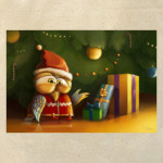 птенец с подарками