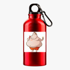 Металлическая бутылка 400 мл UV-DTF