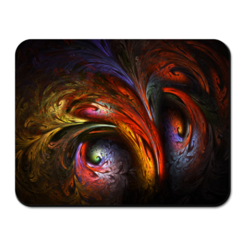 Коврик для мыши с принтом жар-птица