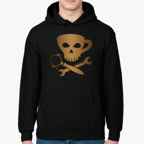 Толстовка худи с принтом Бариста