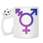 Кружка с футбольным мячиком