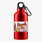 Металлическая бутылка 400 мл UV-DTF