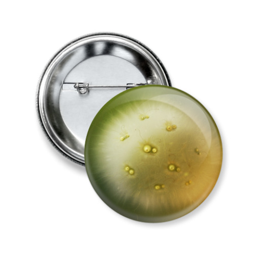 Значок 50мм с принтом Пылинки