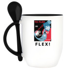 Кружка с ложкой