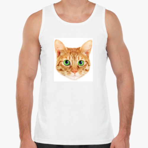 Майка с принтом  Red Cat