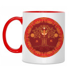 Двухцветная кружка Дерево Жизни