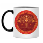 Кружка двухцветная