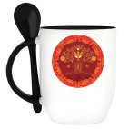 Кружка с ложкой