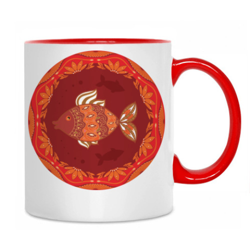 Кружка с принтом Дерево Жизни