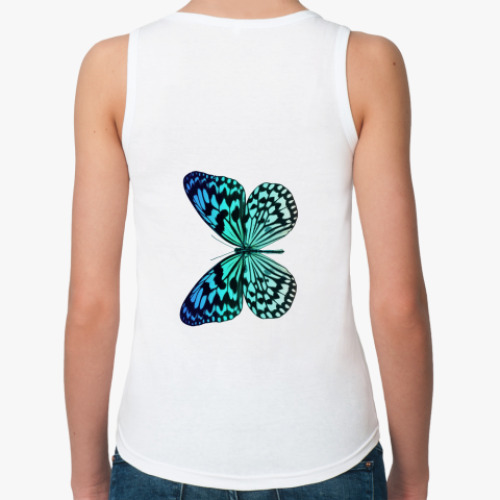 Женская майка с принтом бабочка