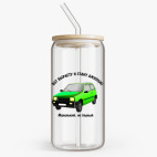 Банка с бамбуковой крышкой