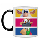 Кружка двухцветная