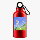 Металлическая бутылка 400 мл UV-DTF