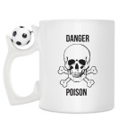 Кружка с футбольным мячиком