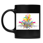 Кружка цветная UV-DTF