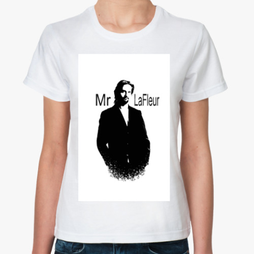 Классическая футболка с принтом 'Mr LaFleur'