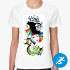 Женская спортивная футболка