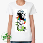 Женская футболка органик