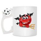 Кружка с футбольным мячиком
