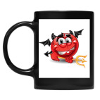 Кружка цветная UV-DTF