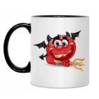 Кружка двухцветная