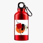 Металлическая бутылка 400 мл UV-DTF