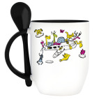 Кружка с ложкой