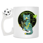 Кружка с футбольным мячиком