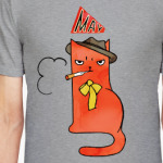 Кот в образе «Маяковский» курит