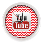 Настенные часы (без цифр) YouTube