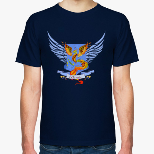 Футболка с принтом Феникс