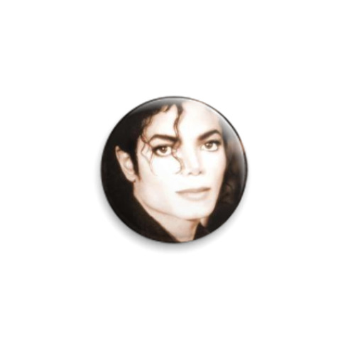 Значок 25мм с принтом KING OF POP!