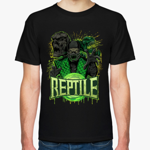 Футболка с принтом REPTILE